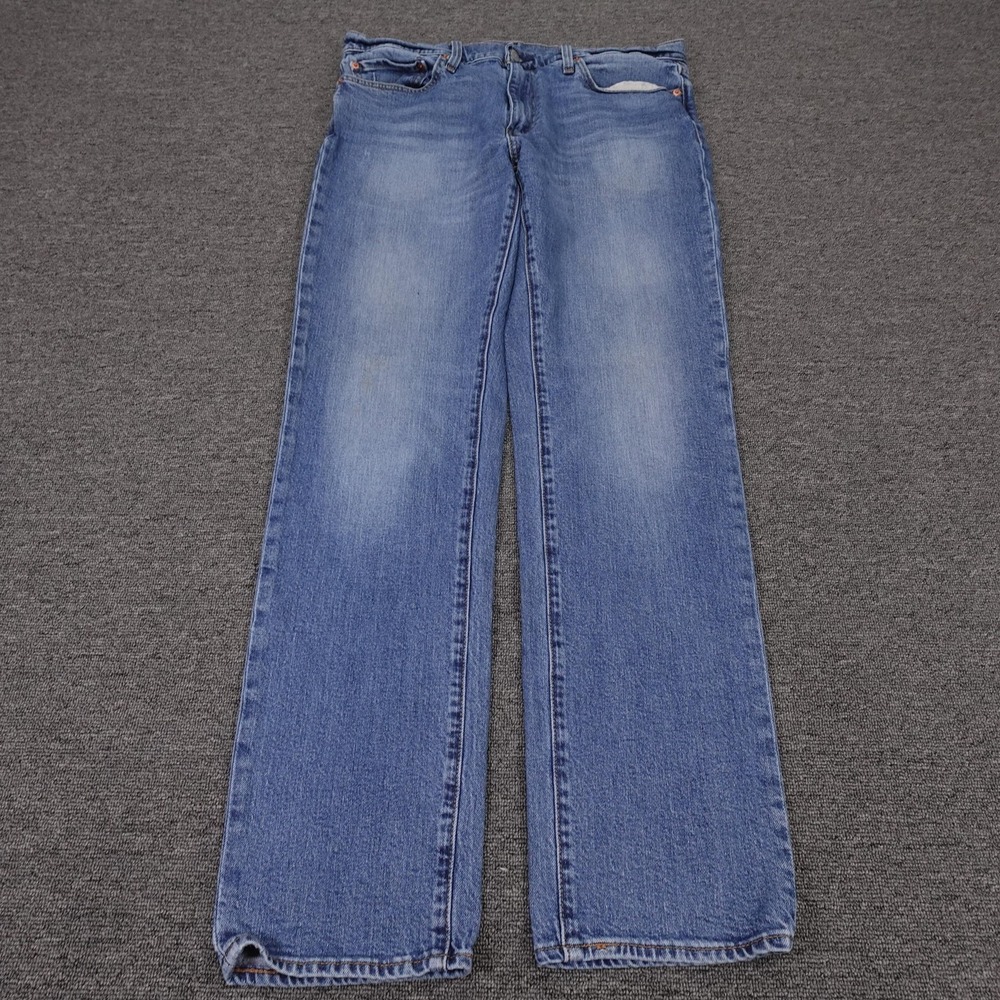 Levi's 511 Jeans Mens 36x34 Blue Medium Wash Slim Straight Denim Casual‎ Pants